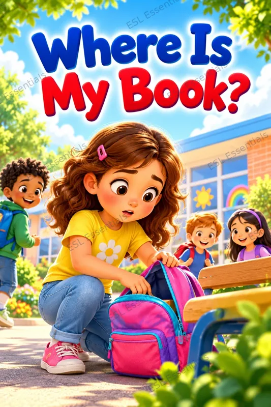 Where Is My Book? — illustrated book cover