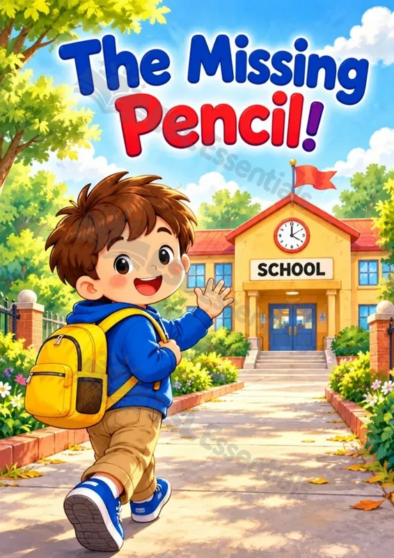 Story page from The Missing Pencil!